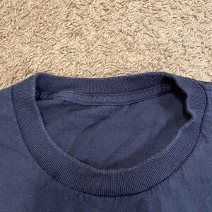 Men's Navy and White T-shirt